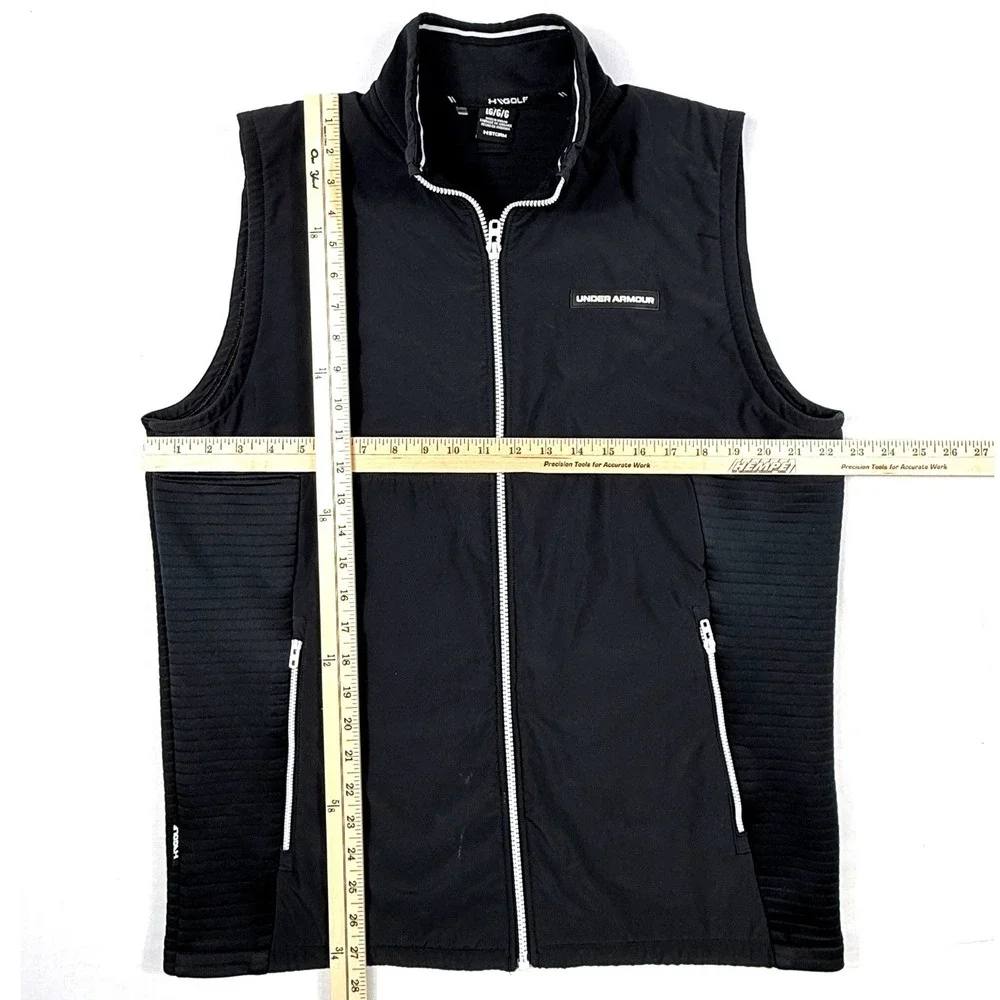 Under Armour Pro Storm Golf Vest Hybrid Black H2O Men's Size Large Drive - Picture 6 of 7